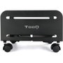 TOOQ Soporte metálico para CPU de suelo con ruedas UMCS0004-B